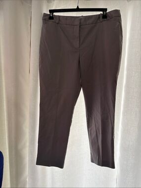 Liz Claiborne Straight-Leg Dress Pants — Emma Light Gray